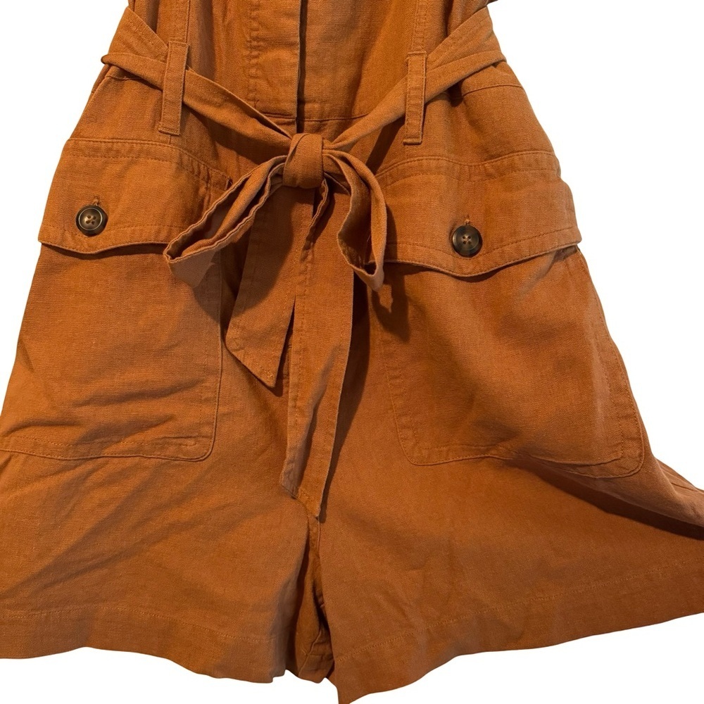 Habitual Brown Button-Front Romper - Picture 2 of 12